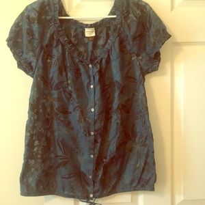 Sheen Floral Blouse 🌟🌺 Med